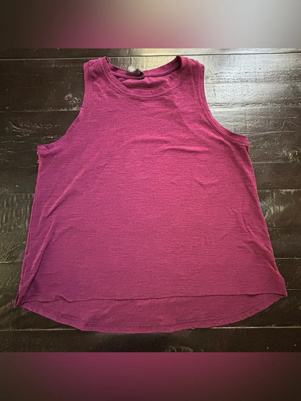 Kyodan women’s tank shirt, maroon, large - Picture 1 of 3